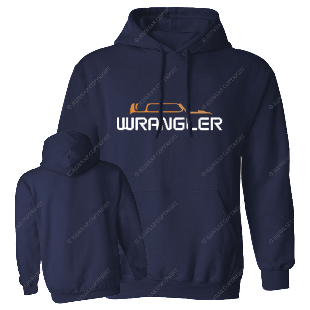 Jp Wrangler Oranger Silhouette Jp Oversized Hoodie