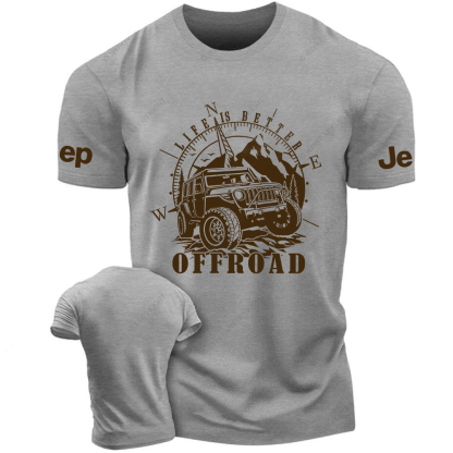 Comfort Colors Life Is Better Off-Road Travel Jp T-Shirt