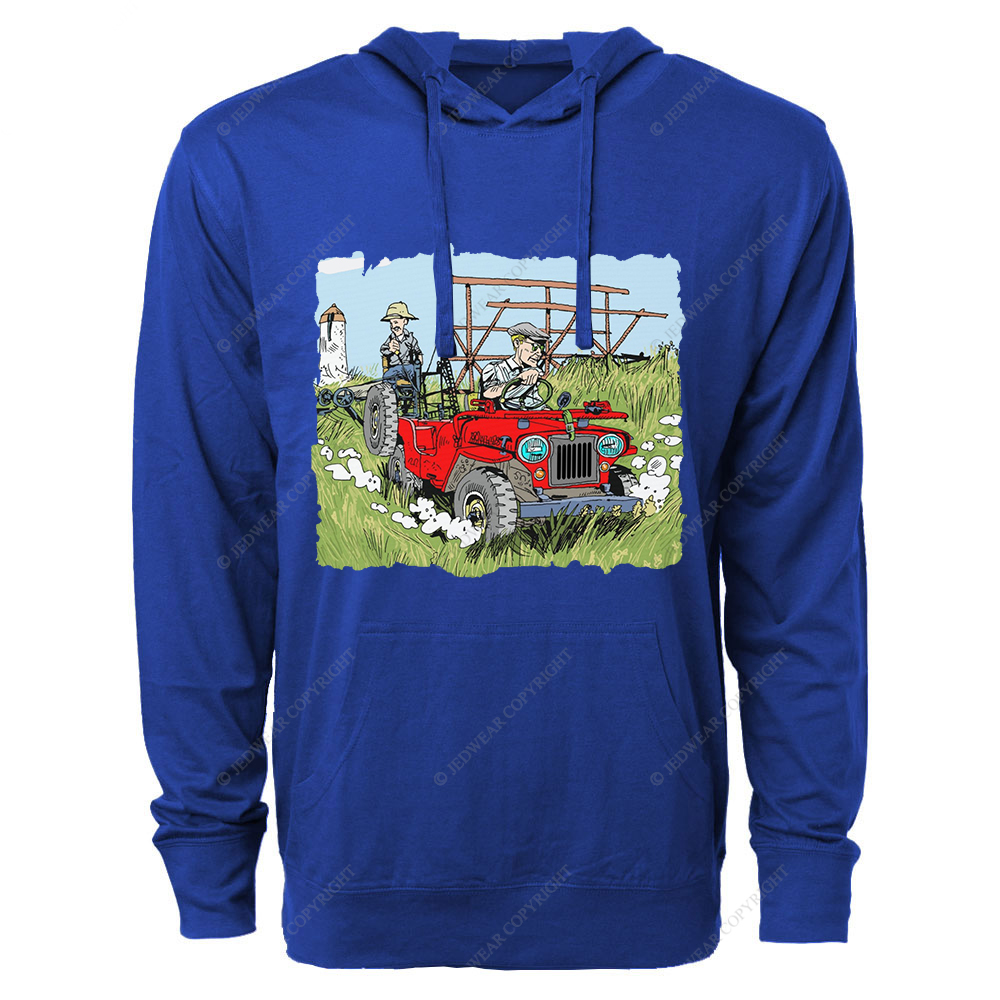 Willys In The Fields Jp Oversized Lightweight Hoodie