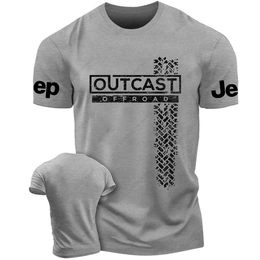 Outcast Off-Road Wheel Tracks Jp T-Shirt