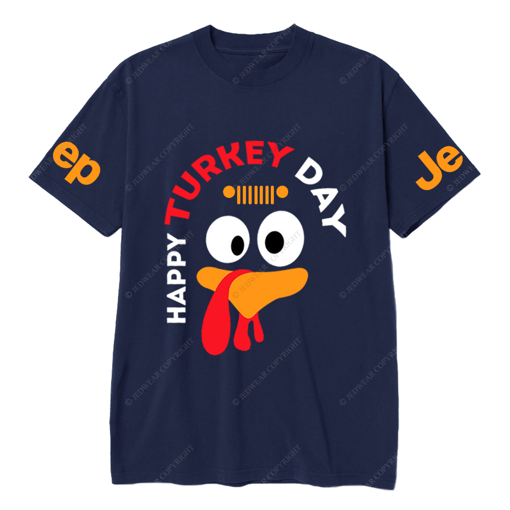 Happy Turkey Day Funny Thanksgiving Day Jp T-Shirt