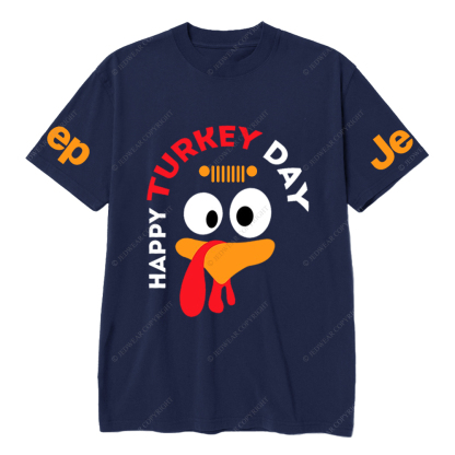 Happy Turkey Day Funny Thanksgiving Day Jp T-Shirt