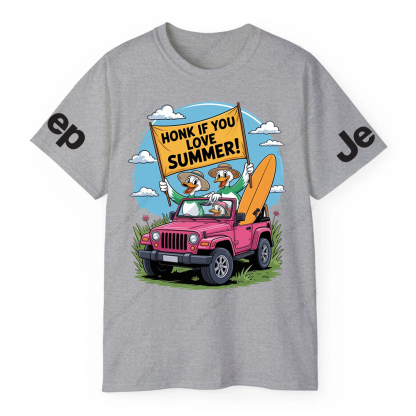 Honk If YouLove Summer Duck Grass JP T-Shirt