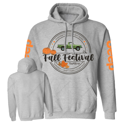 Pumpkin Thanksgiving Fall Festival Jp Oversized Hoodie