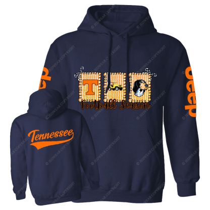 Tennessee Football Season Dog Jp Oversized Hoodie