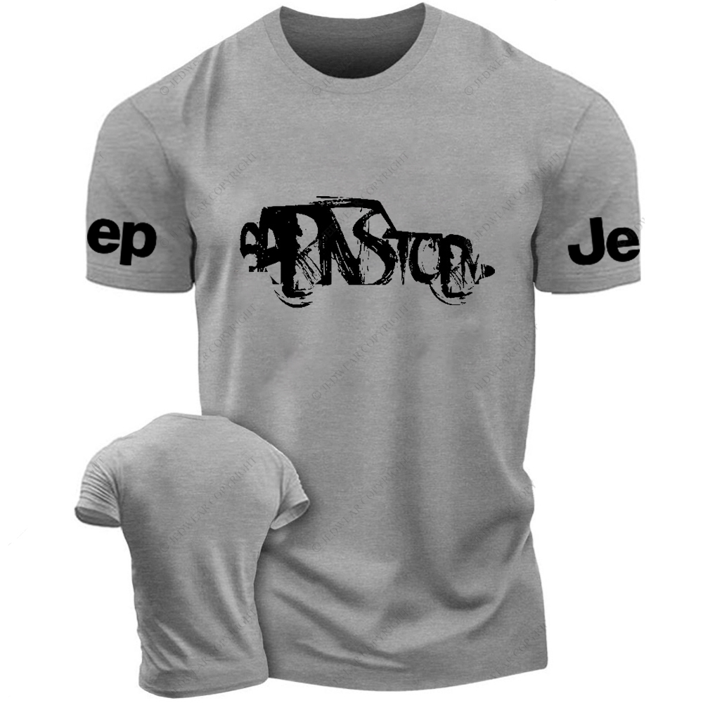 Black And White Hand-Painted Jp T-Shirt