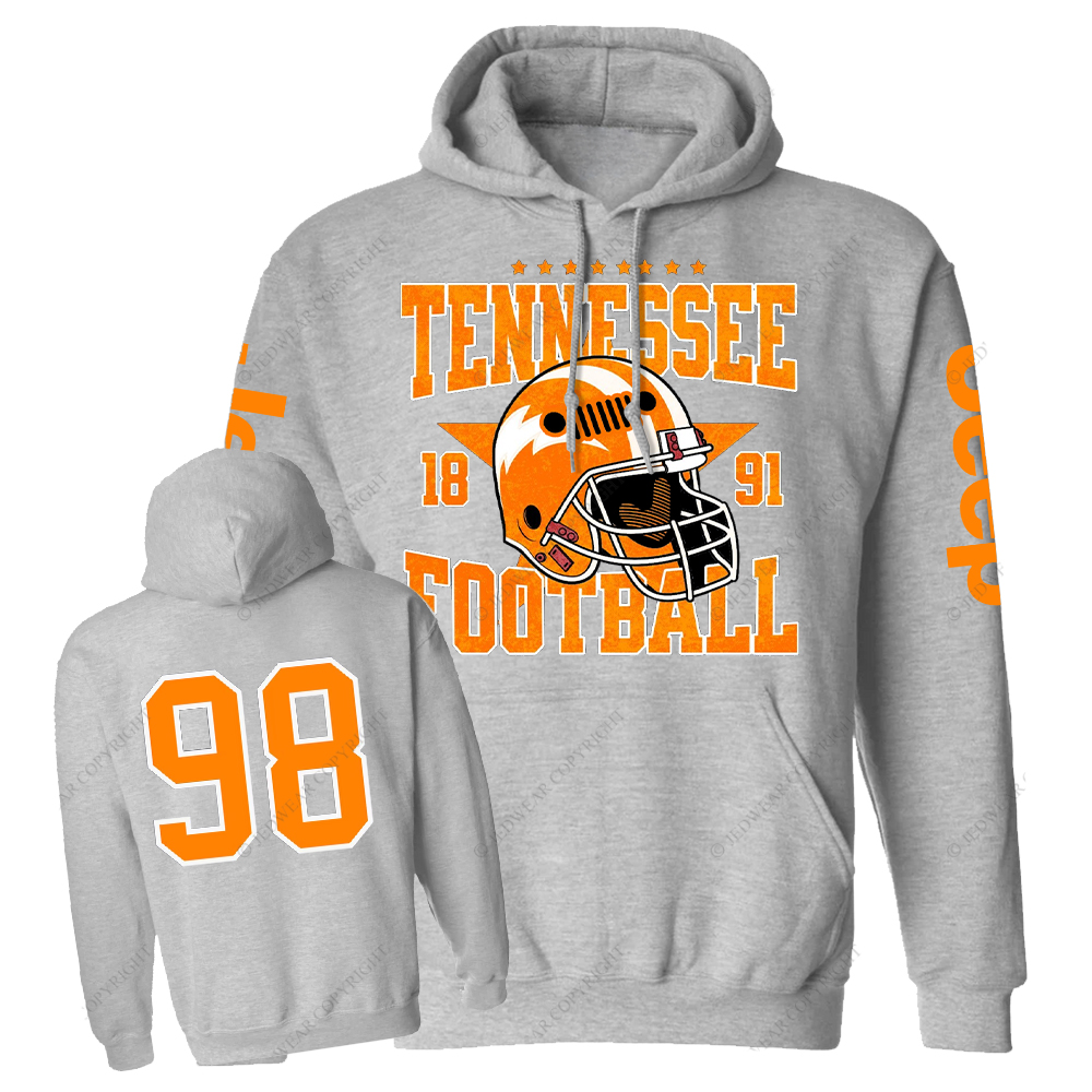Tennessee Football Retro Nashville Jp Casual Hoodie