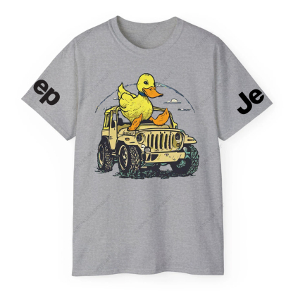 Ducks Clouds Sky 4-Wheeler Car JP T-Shirt