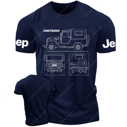  Land Cruiser Blueprint Classic Jp T-Shirt