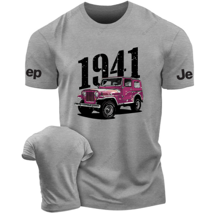 Watercolor Style Red Four-Wheeler 4x4 JP T-Shirt