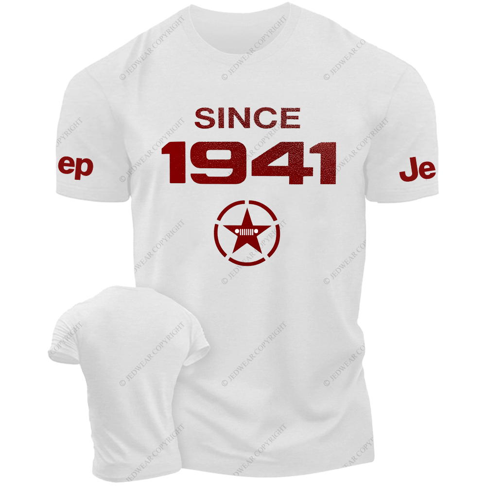 Vintage Military Star Circle Since 1941 JP T-Shirt