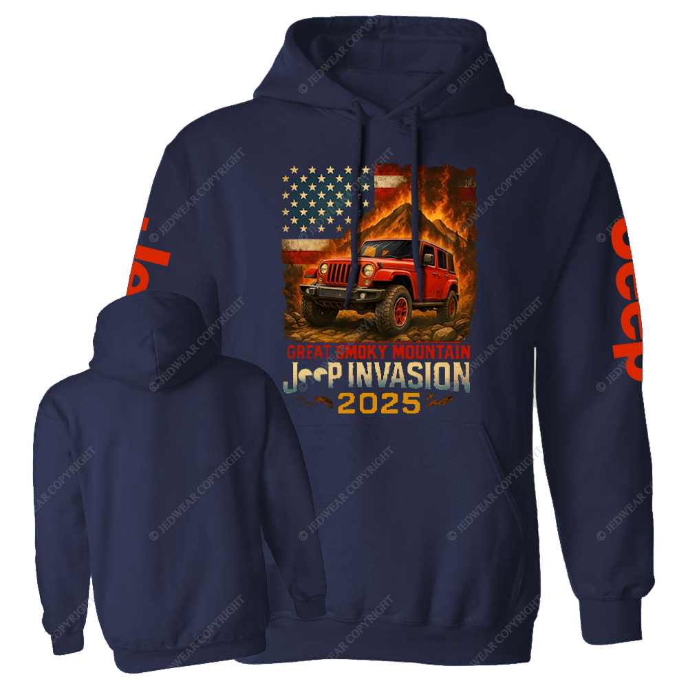 Great Smoky Mountain Invasion Vintage Style Jp Casual Hoodie