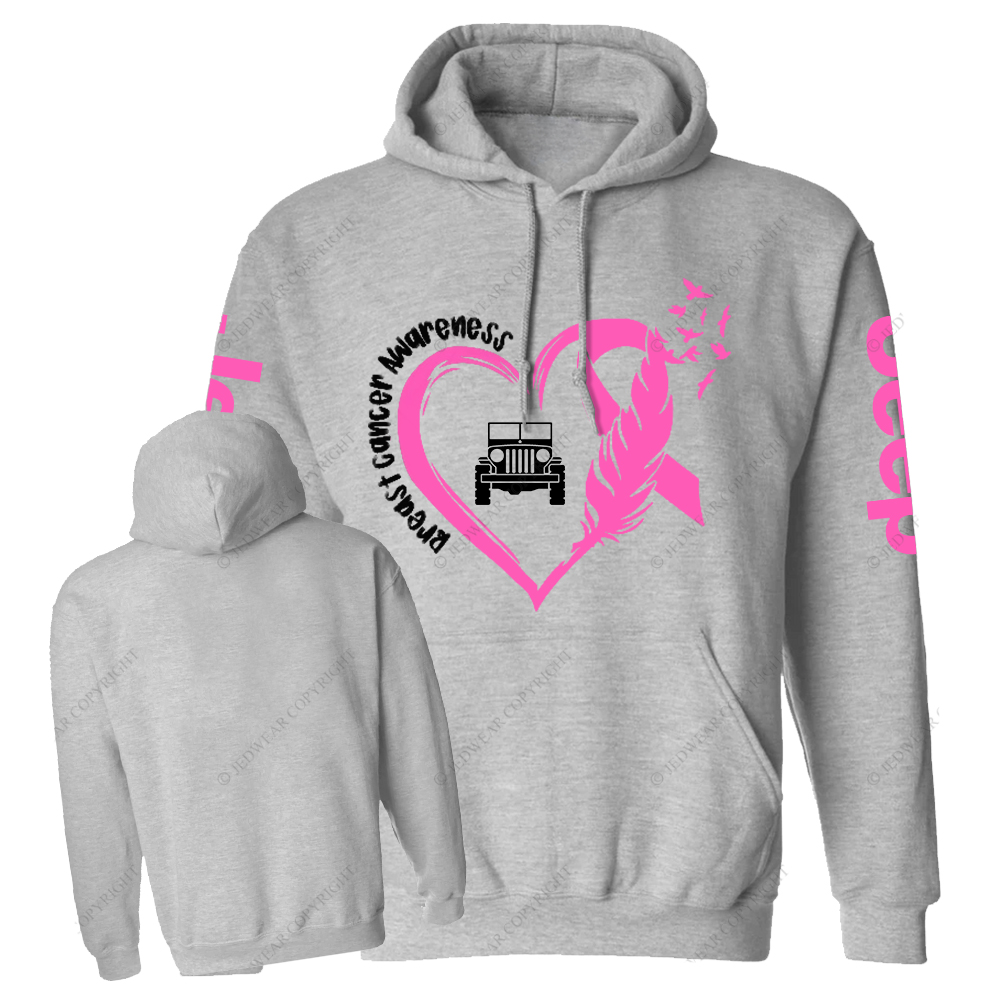 Breast Cancer Awareness Love Butterfly Jp Casual Hoodie