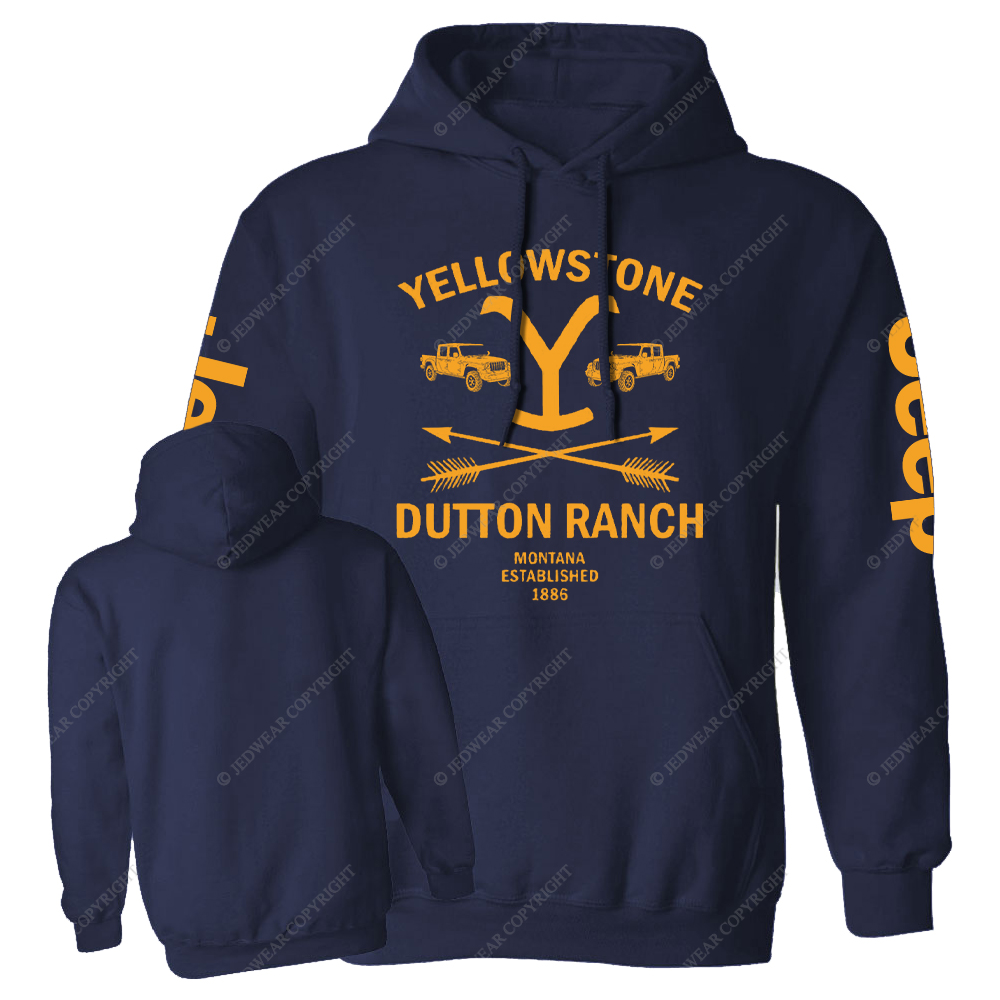Yellowatone Dutton Ranch Jp Casual Hoodie
