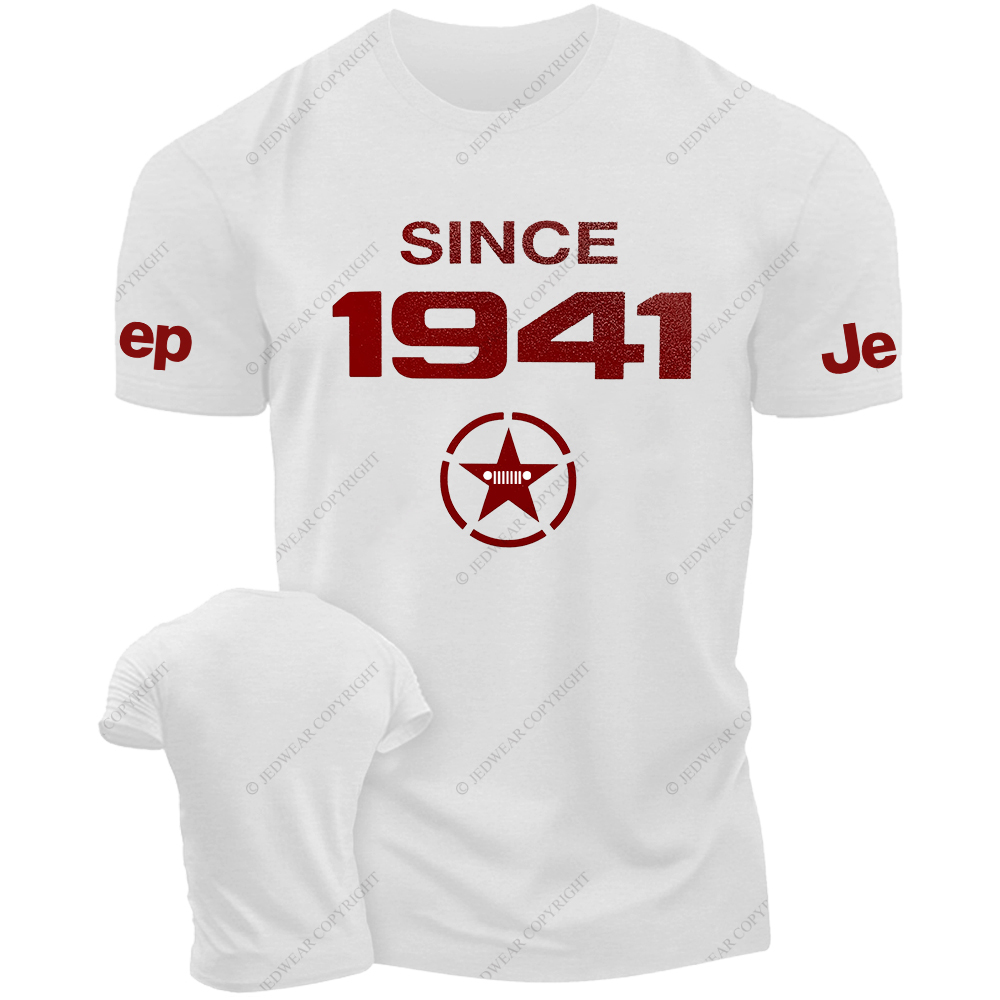 Vintage Military Star Circle Since 1941 JP T-Shirt