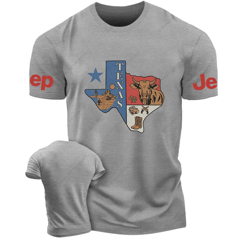 Texas Western Style Cow Jp T-Shirt