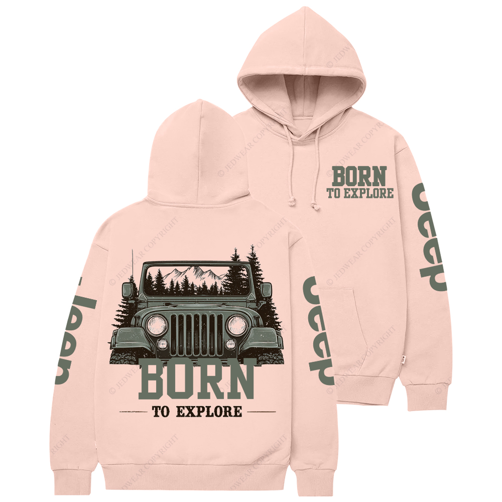 Born To Explore Jp Casual Hoodie