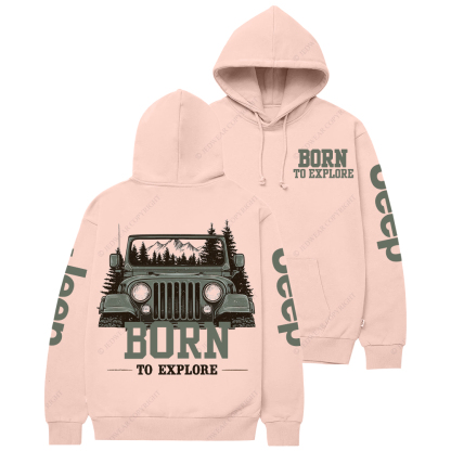 Born To Explore Jp Casual Hoodie