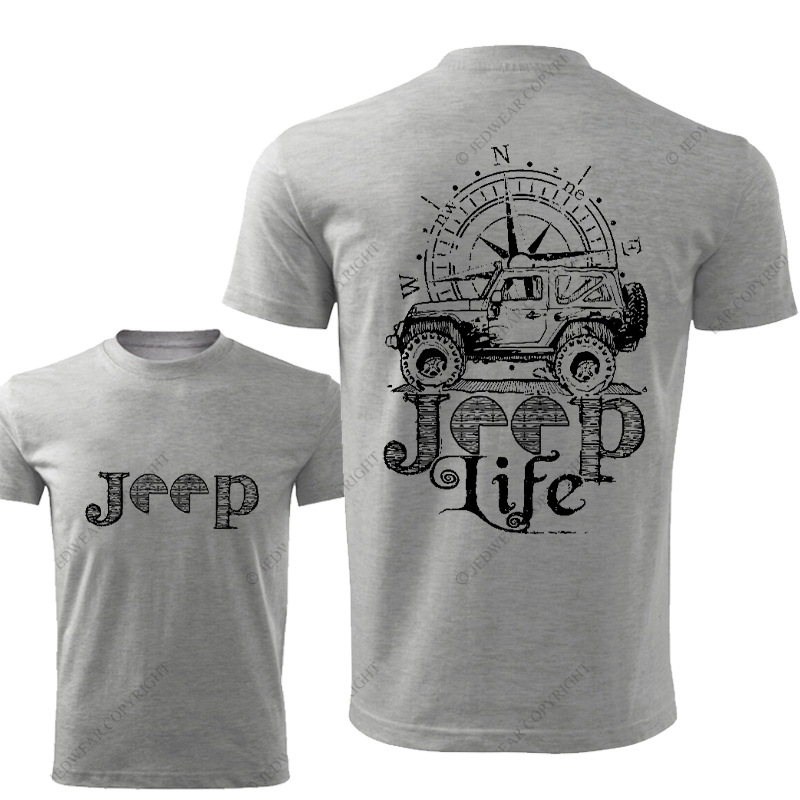 Car Life Compass Black And White Sketch Jp T-Shirt