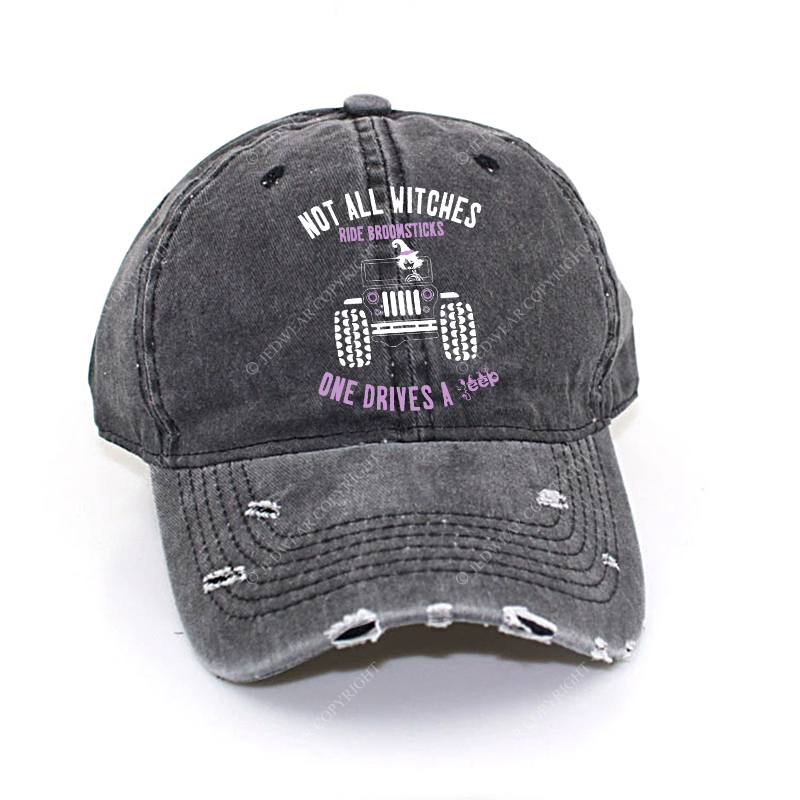 Halloween Not All Witches Ride Broomsticks One Drive A Car Jp Baseball Cap
