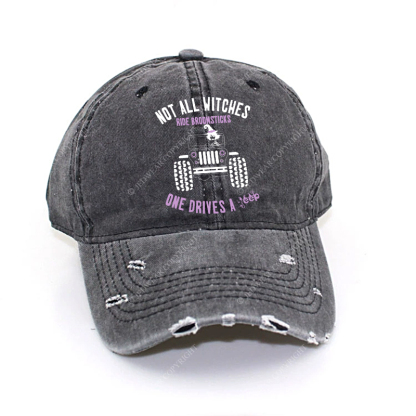 Halloween Not All Witches Ride Broomsticks One Drive A Car Jp Baseball Cap