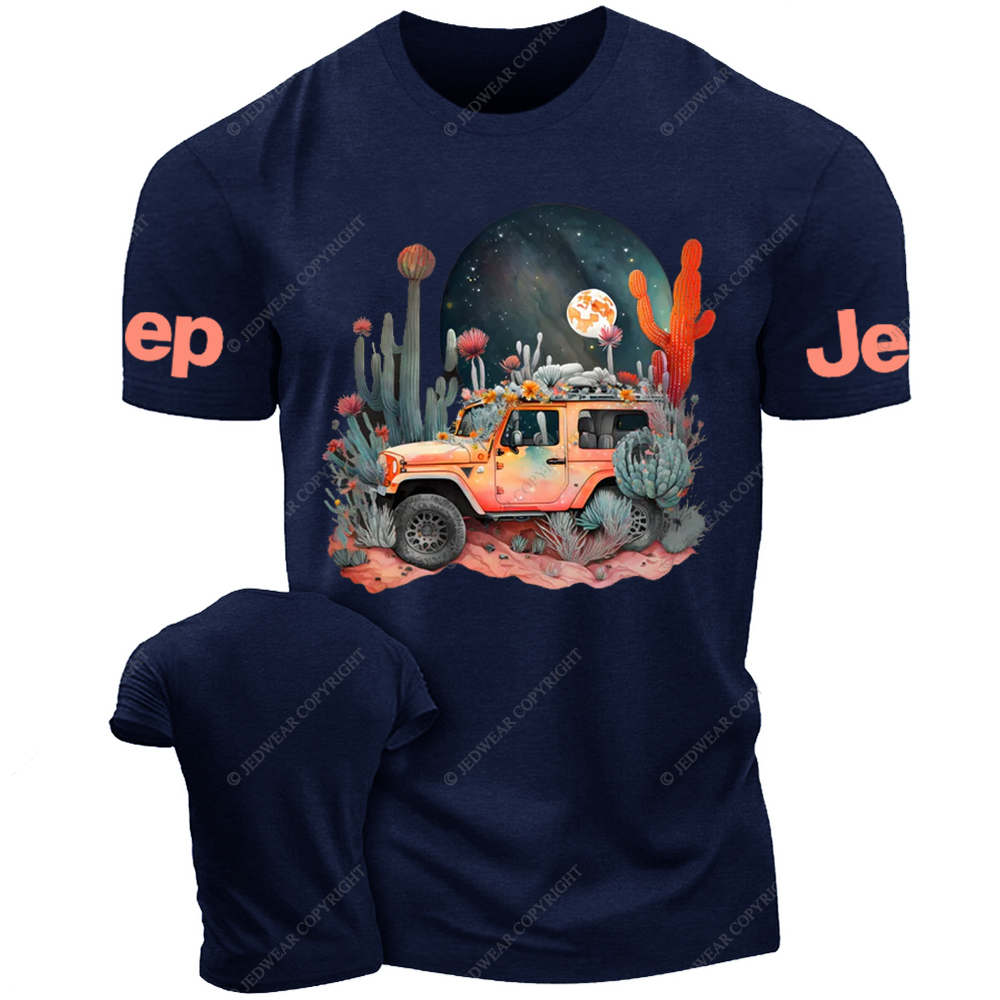 Off-Road Vehicle Boho Cactus Jp T-Shirt