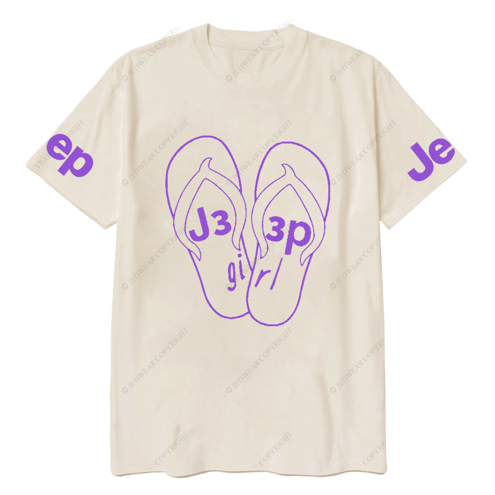 Off-Road Girl Slippers Jp T-Shirt