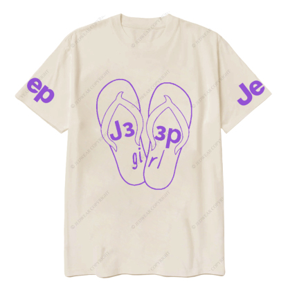 Off-Road Girl Slippers Jp T-Shirt
