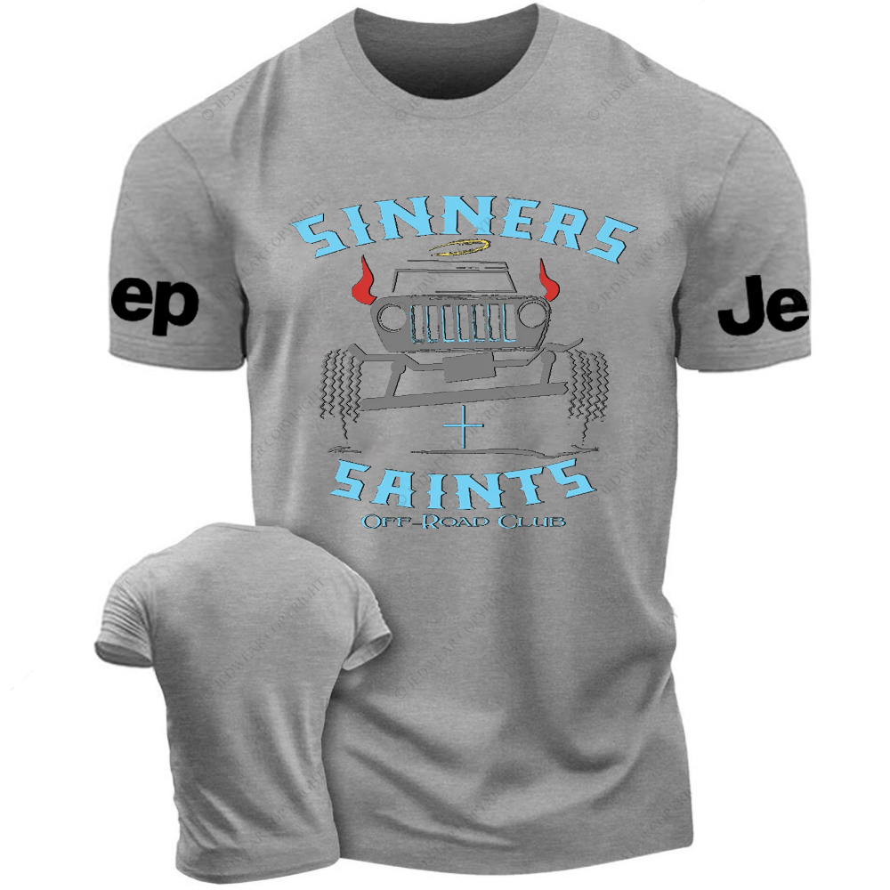 Sinners and Saints District Religion Jesus Jp T-Shirt