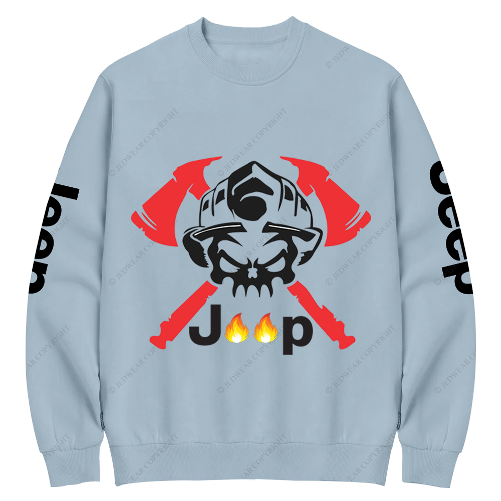 JP Firefighter Fire Extinguishing Tools Jp Crew Neck Sweatshirt