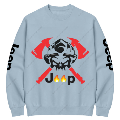 JP Firefighter Fire Extinguishing Tools Jp Crew Neck Sweatshirt