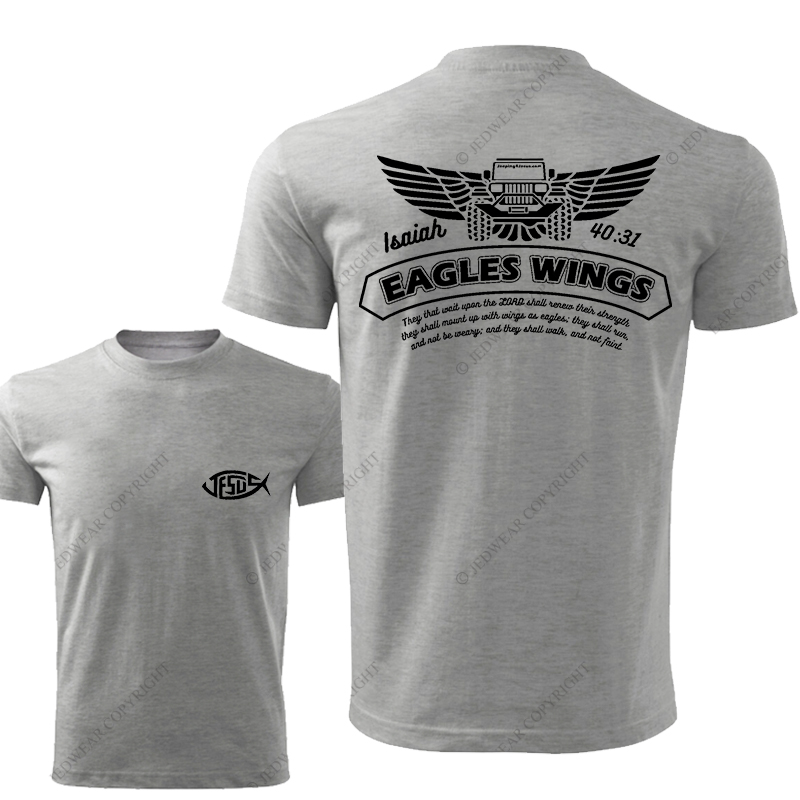 Religion Jesus Eagles Wings Isaiah  40:31 Jp T-Shirt