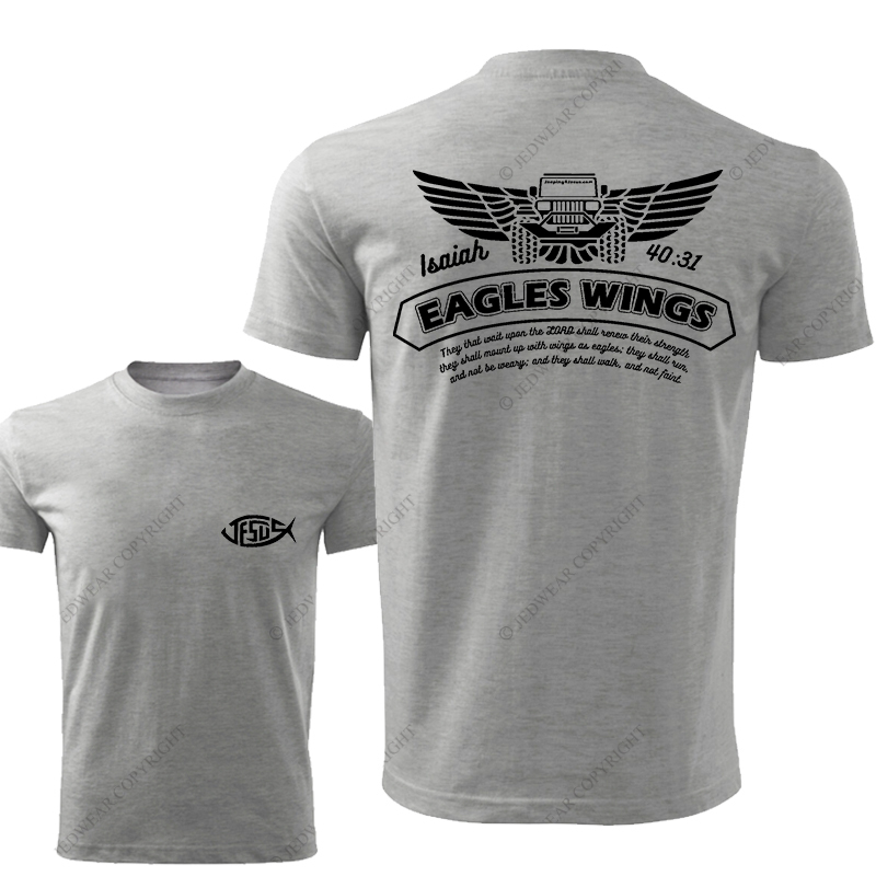 Religion Jesus Eagles Wings Isaiah  40:31 Jp T-Shirt
