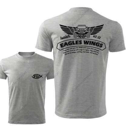 Religion Jesus Eagles Wings Isaiah  40:31 Jp T-Shirt