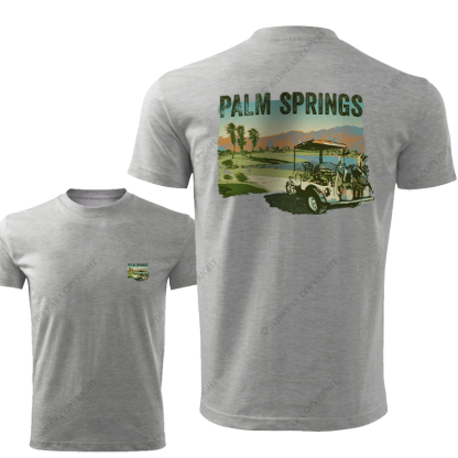 Hawaii Palm Springs Mountains Water Trees JP T-Shirt