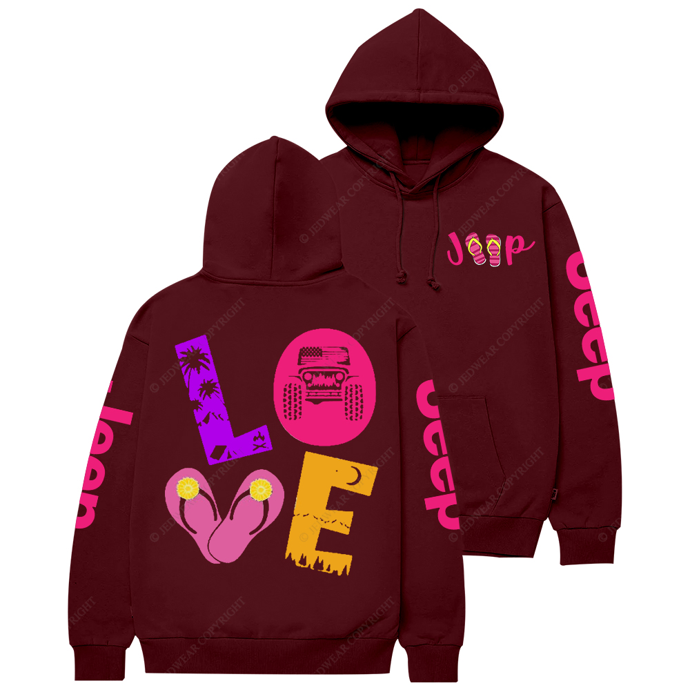 Love Offroad American Forest Jp Casual Hoodie