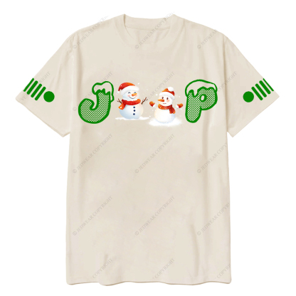 Merry Christmas Snowman Jp T-Shirt