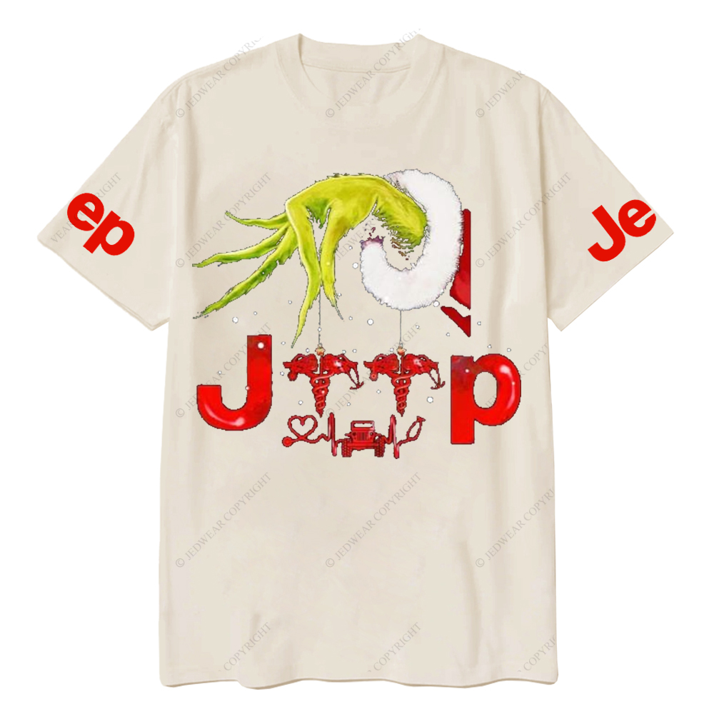 Santa Hug Nurse Merry Christmas  Jp T-Shirt