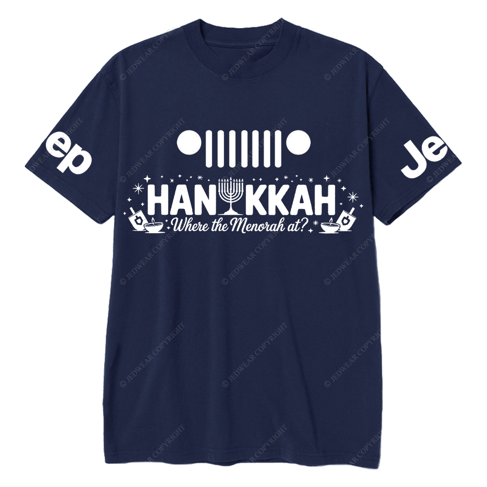 Funny Hanukkah Jewish Holiday Dreidel Menorah Joke Judaism Jp T-Shirt