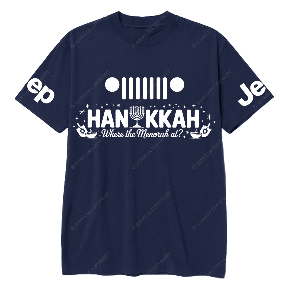 Funny Hanukkah Jewish Holiday Dreidel Menorah Joke Judaism Jp T-Shirt