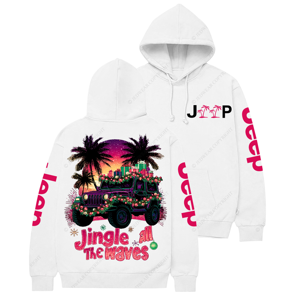 Jingle All the Waves Jp Casual Hoodie