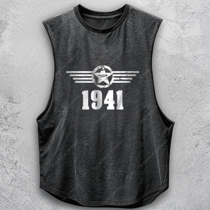 Since 1941 Military Star Rectangle Time  Jp - Men Tank