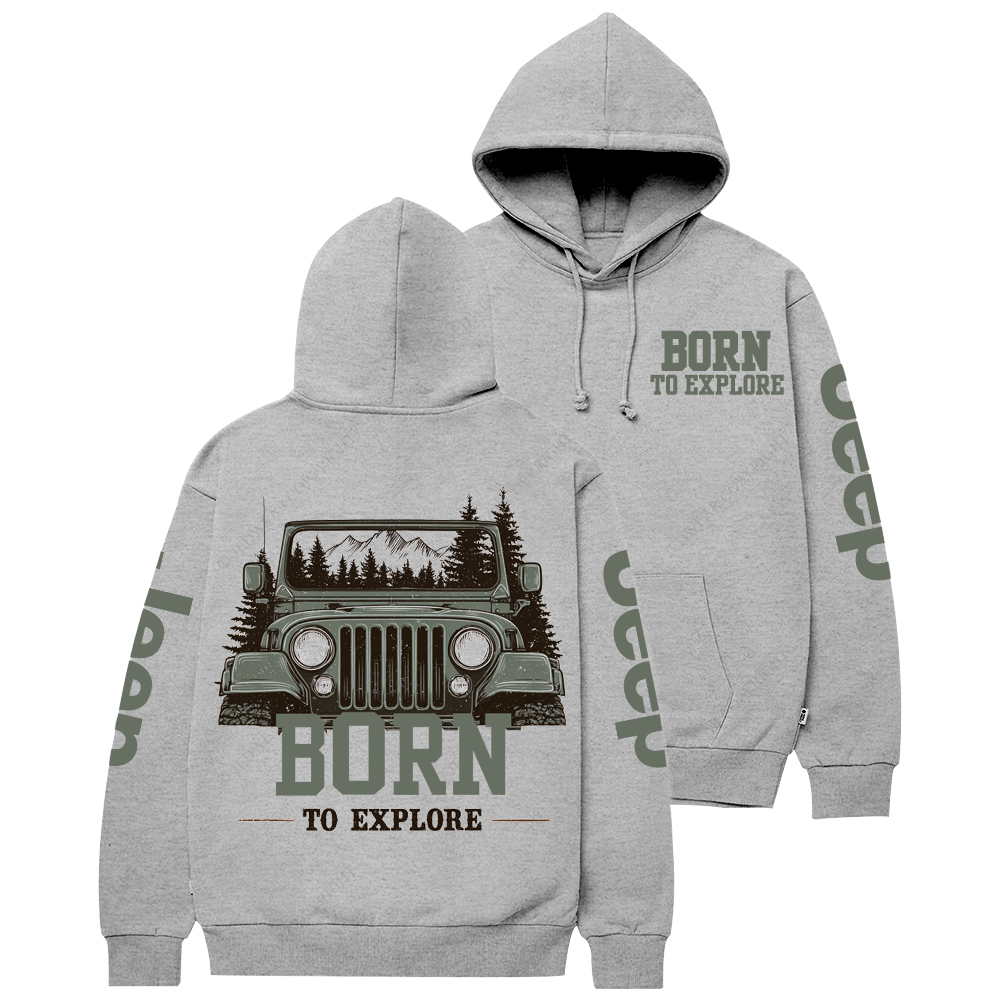 Born To Explore Jp Casual Hoodie