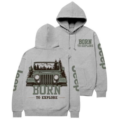 Born To Explore Jp Casual Hoodie
