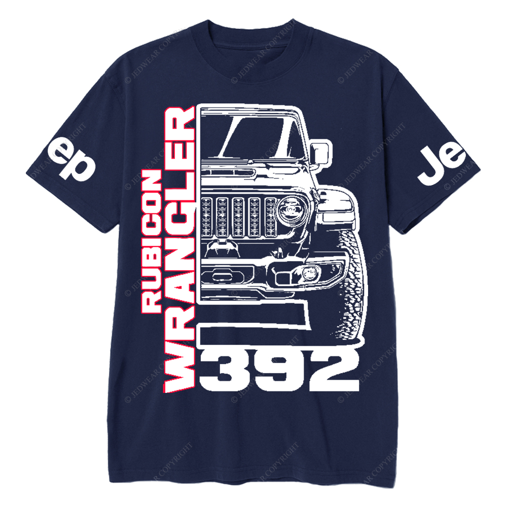 Rubicon Wrangler 392 V8 Trail King Off-Road Muscle Icon Jp T-Shirt