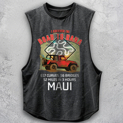 I Survived The Road To Hana Curves  Jp - Men Tank