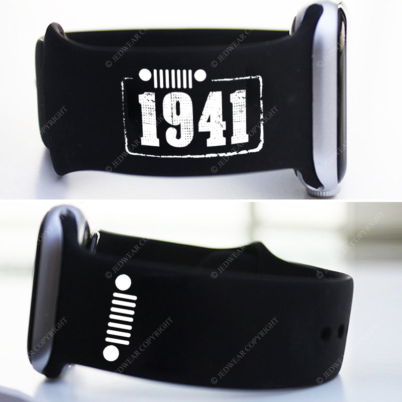 JP Created Times Since 1941 Vintage Style Print Watch band