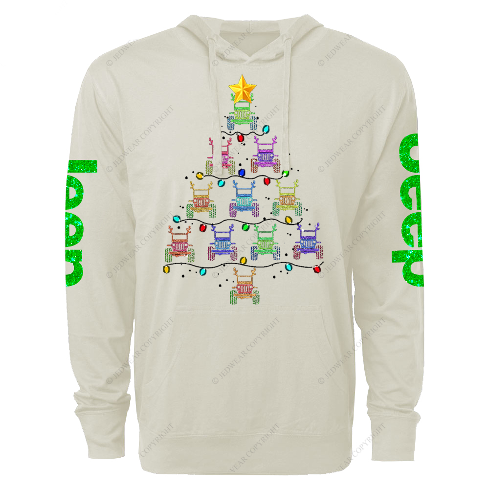 Merry Christmas Colorful Light Jp Oversized Lightweight Hoodie   