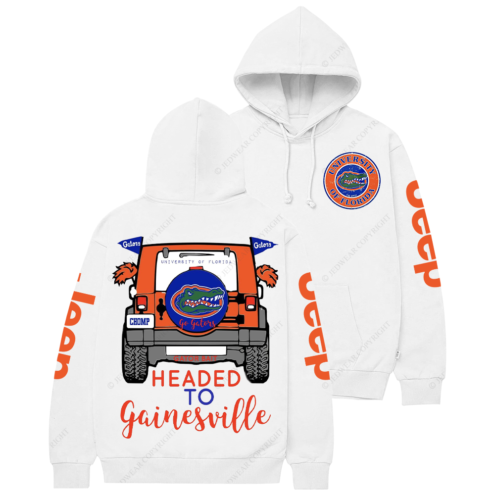 Headed To Gainesville Go Gators Football Jp Casual Hoodie