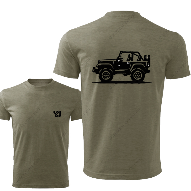 Jp YJ Car Model Front And Rear Design  Jp T-Shirt